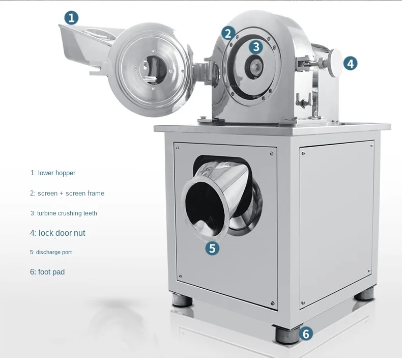 

Electric Grain Flour Grinding Mill Automatic Small Home Use Cereal Rice Corn Powder Crusher Pulverizer Kitchen Appliance