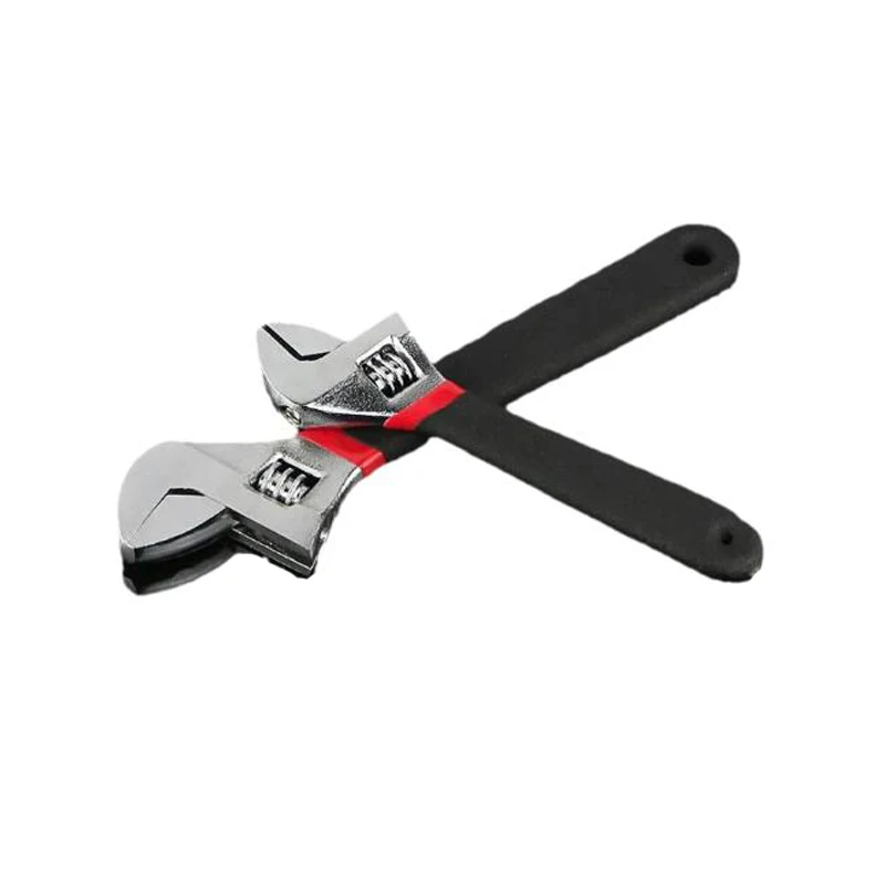 8 Inch 200mm Rubber Grip Adjustable Wrench Multi-function Universal Monkey Wrench Hand Tools for Bike or Car