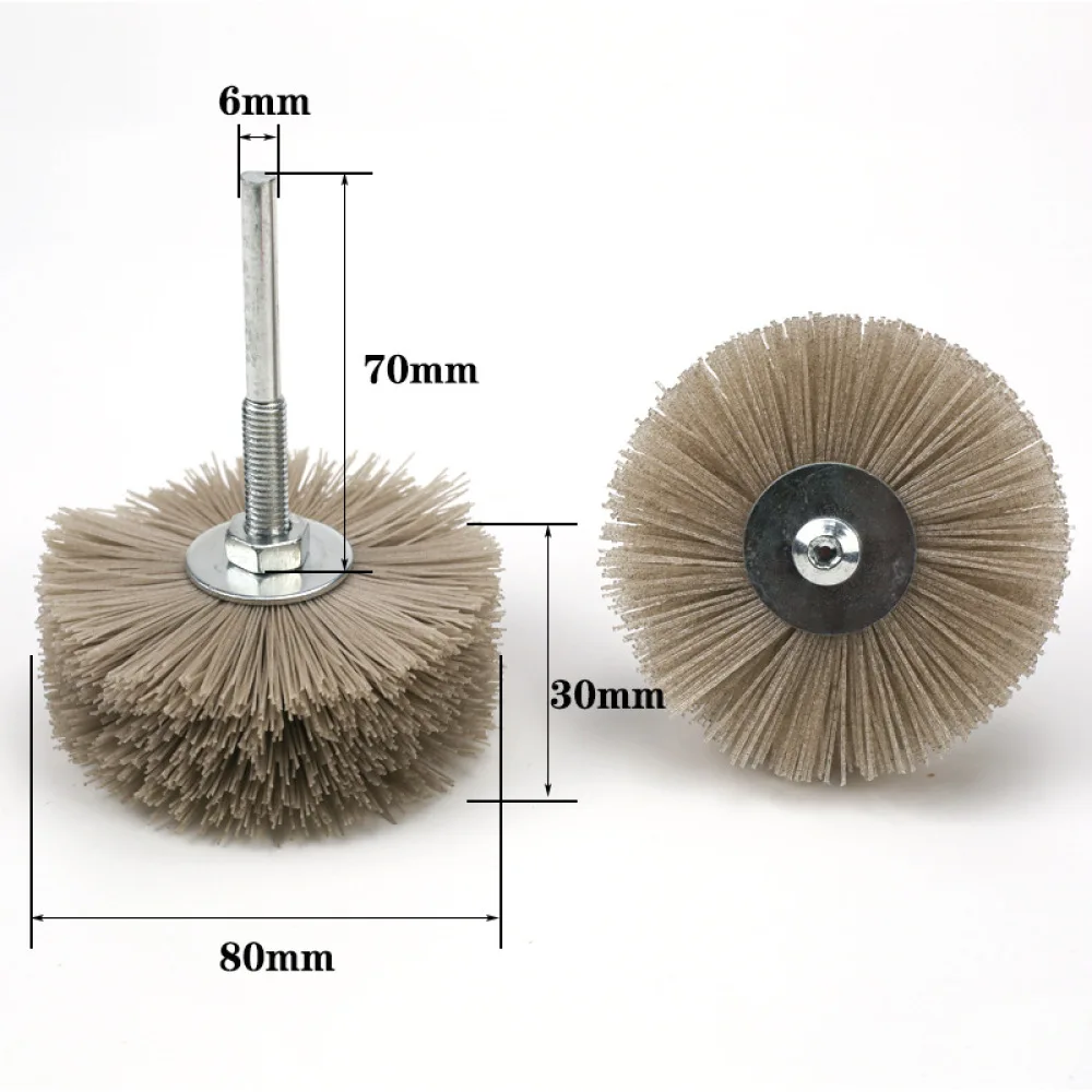Nylon Abrasive Polishing Head For For Yongpin Woodworking Mahogany Furniture Relief Grinding Tools Durable Surface Mop