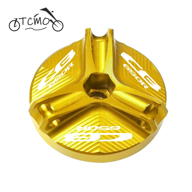 For HONDA CB650R CB 650R 2019-2026 Accessories Motorcycle CNC Aluminum Engine Oil Filler Cap Oil Plug Cover