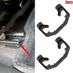 2x Front Car Seat Slide Clip Sliding Rail Cap Cover Black For Nissan X-Trail T32 2014 - 2021 Qashqai J11 2013 - 2021 Rogue Sport