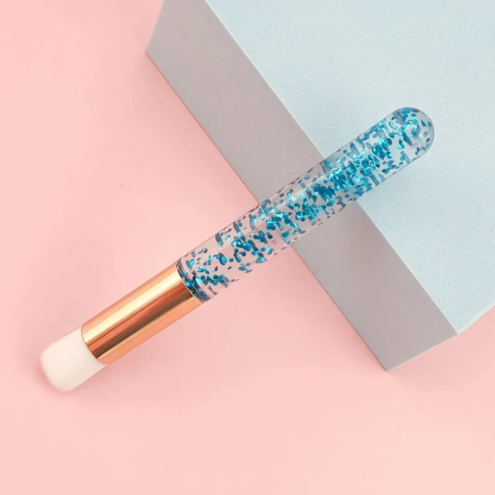 Miękka szczoteczka do przedłużania rzęs Kryształowy uchwyt z koralikami Narzędzie do usuwania zaskórników z nosa