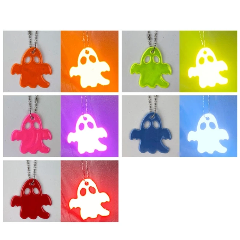 Reflective Pendant Safety Reflectors Gear Safe Reflector Keychain Drop Shipping