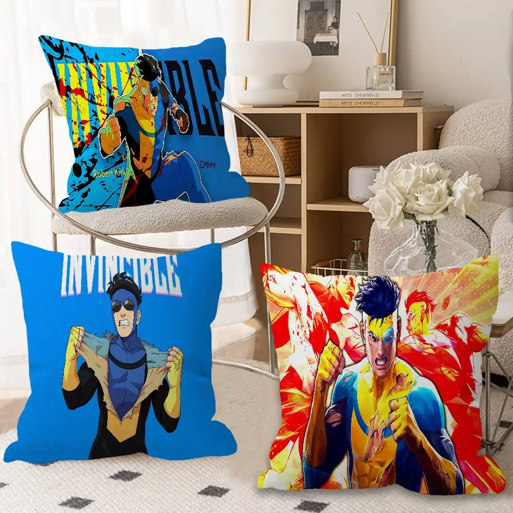 Popular Superhero I-Invincible Personalized Pillow Dust Cover Bedroom Kids Party Decoration Pillowcase Birthday Children Gift