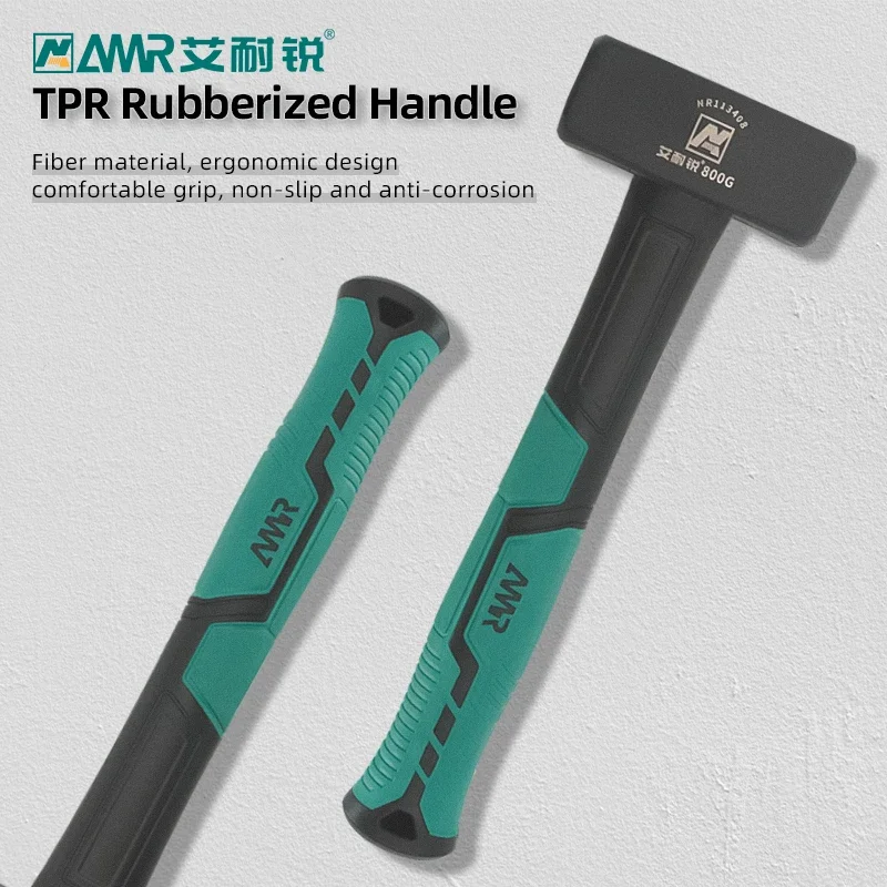 Stone Hammer Fitter Four Angle Iron Hammer Woodworking Decoration One Household Stone Masons Tool Hammer