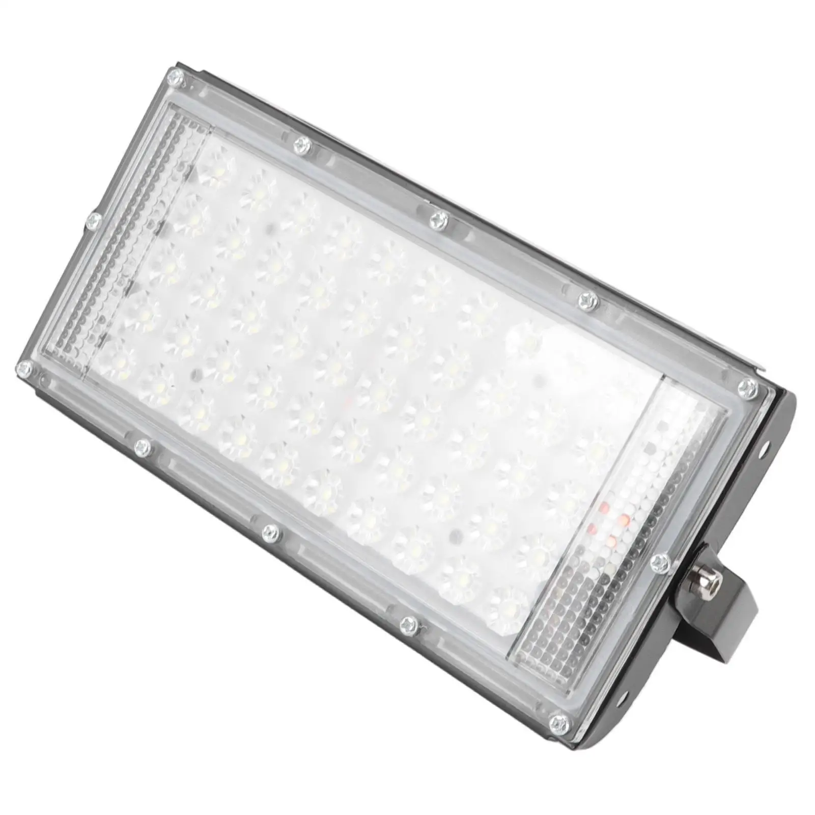 50W LED Flood Light - Adjustable for outdoor Security Light, 6000K White, IP66 Waterproof, Metal Shell, AC110V