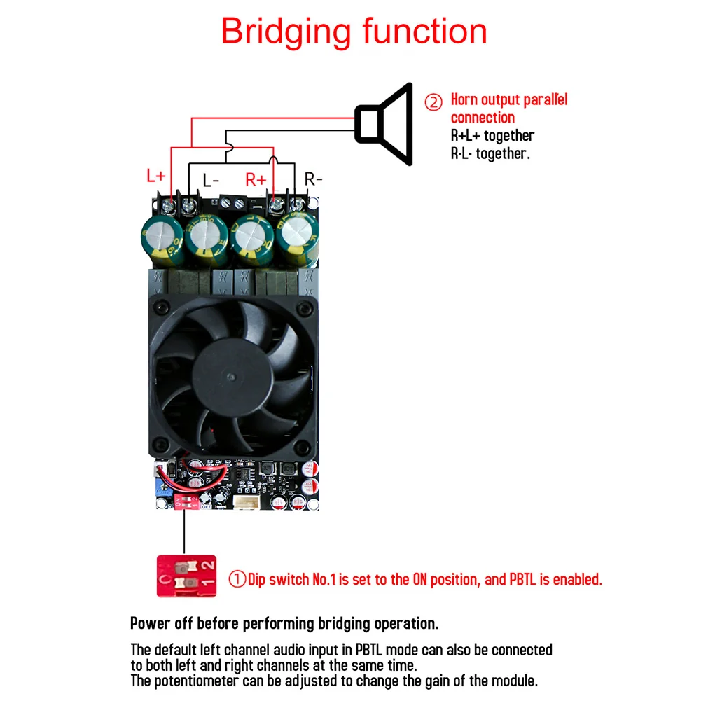 ZK-3002 مضخم رقمي مجلس 300WX2 جسر أحادية 600 واط TPA3255 الرقمية مكبر كهربائي مجلس لمضخم الصوت المتكلم