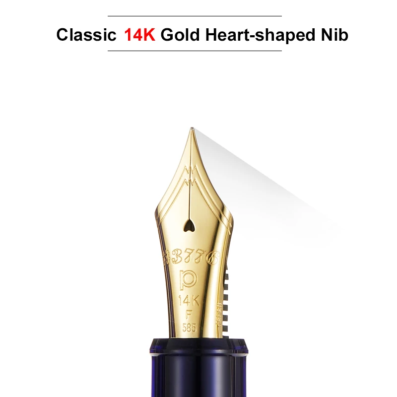 Imagem -04 - Japão Original Platinum 3776 Caneta-tinteiro Century 14k Gold Nib Laurel Green Castle Branco Pnb13000 ou Pnb-15000 Writing Pen Gift