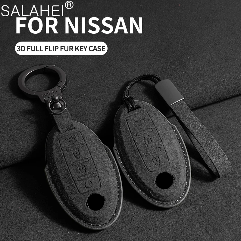 Car Key Case For Nissan Rogue XTrail T32 T31 Qashqai J11 J10 Kicks Tiida Pathfinder Murano Juke Versa Sentra Maxima Rogue Armada