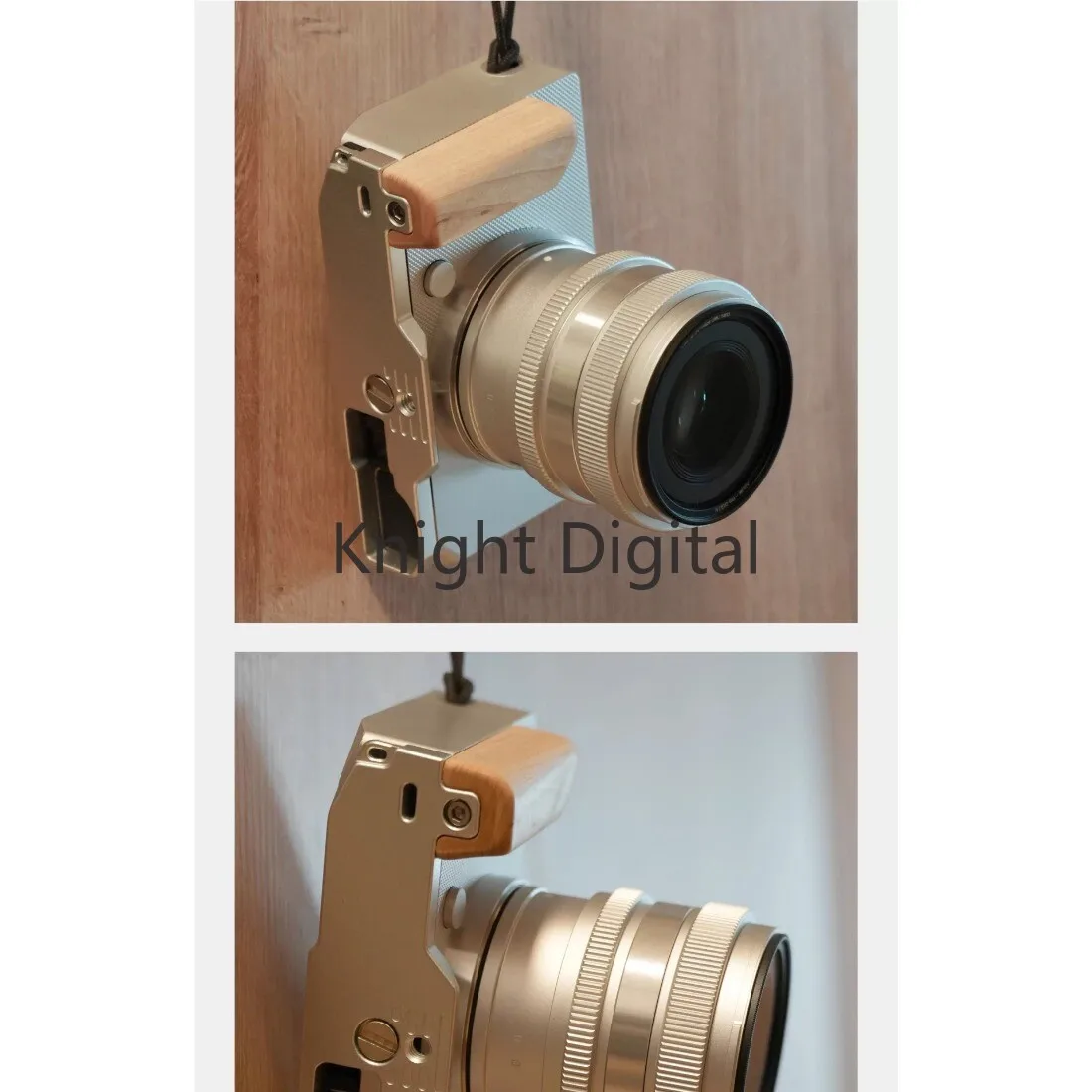 Деревянное крепление для камеры ручной работы для Sigma BF Ebony Birch Desert Ironwood, зажим для ручки L-типа, быстроразъемный Arca Swiss