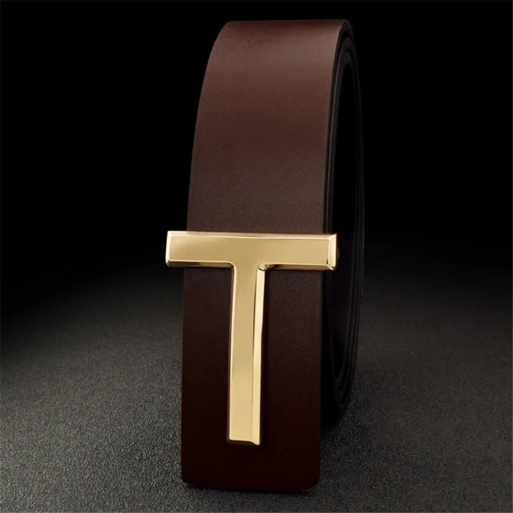 Hohe Qualität 3,8 cm Leder Business Männer Gürtel Luxus Marke Designer berühmte Gürtel für männer Jeans Strap Männlich Metall schnalle gürtel