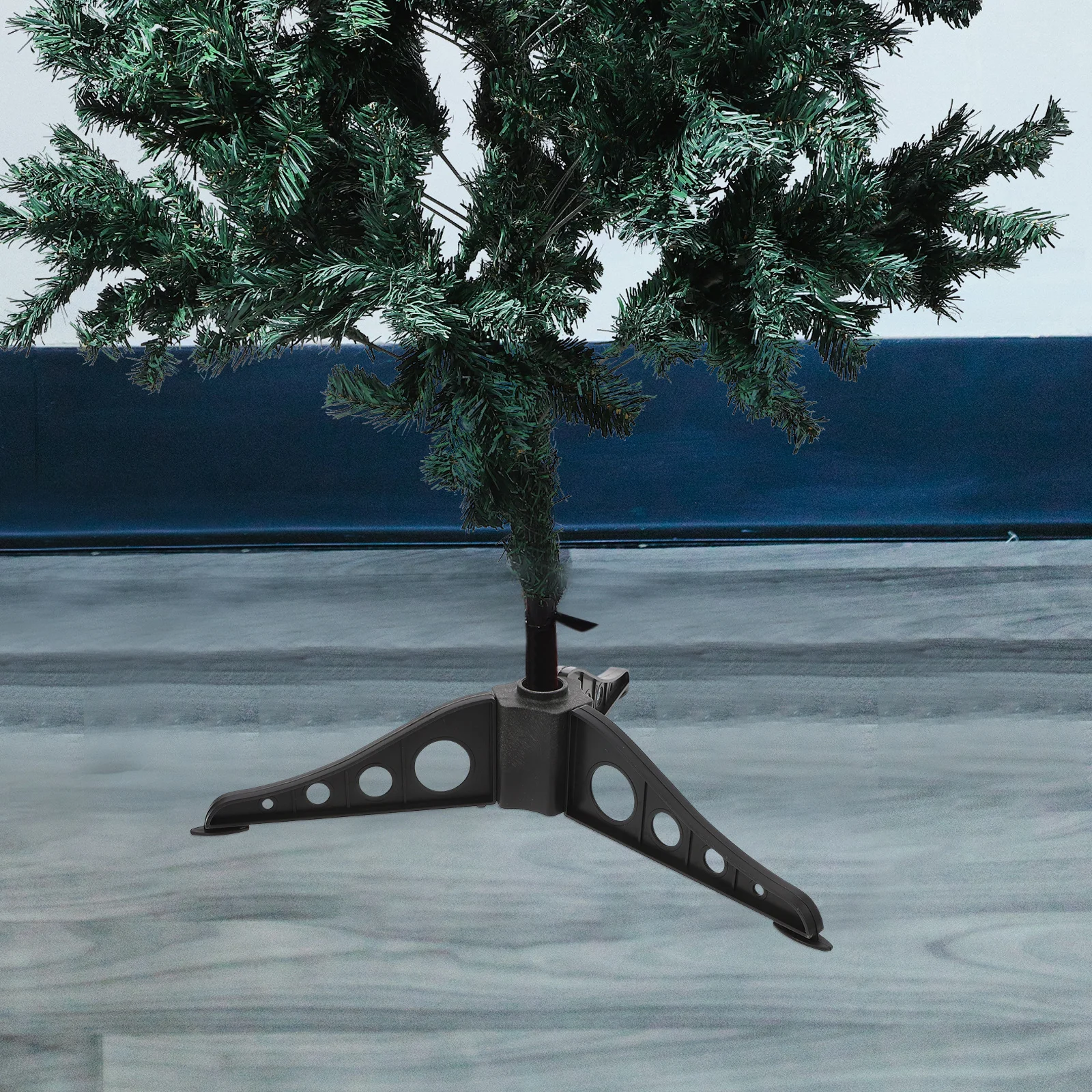 

4pcs Christmas Stand Abs Stable Base For Artificial Tree Bracket Holder Xmas Tree Supplies Home Decoration Party