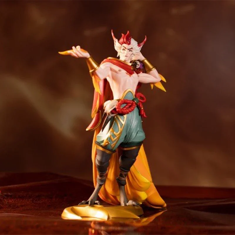 In Voorraad Echte Originele League Of Legendes De Rebel En De Charmeur Xayah & Rakan Actie Anime Figuur Verzamelbare Poppenornament