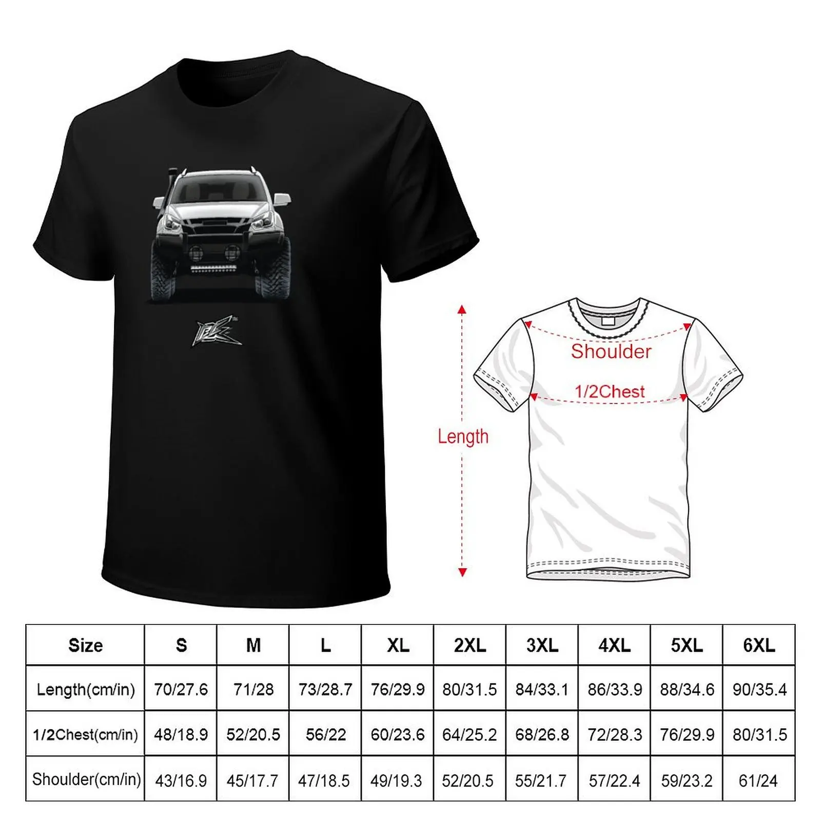 isuzu dmax vcross overland white T-Shirt tops boys animal print mens big and tall t shirts