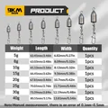 8pcs 5g-40g