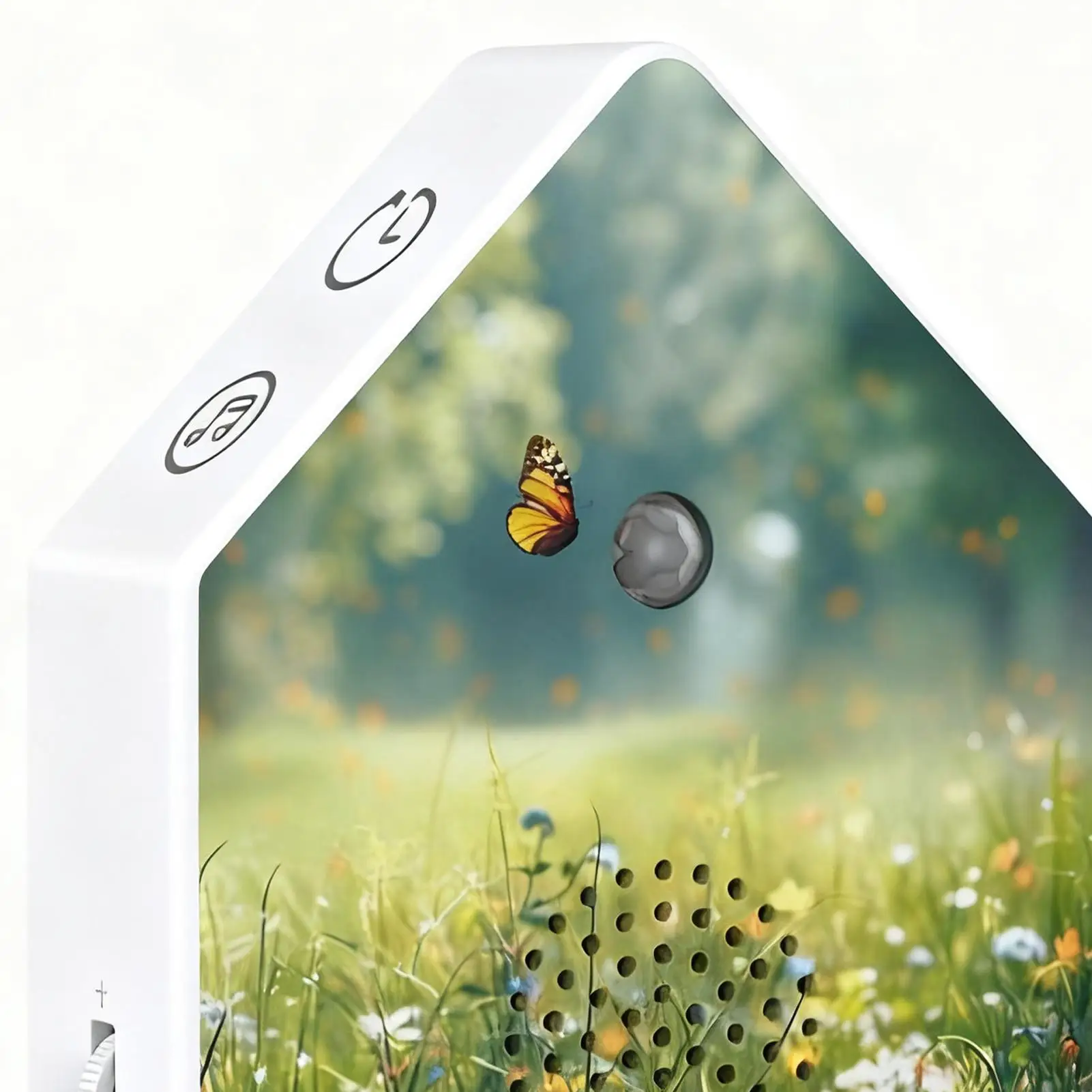 Singing Bird Music Box White Noise Music Device With Timer Nature Chirping Box With Motion Sensor For Home Garden Bedroom