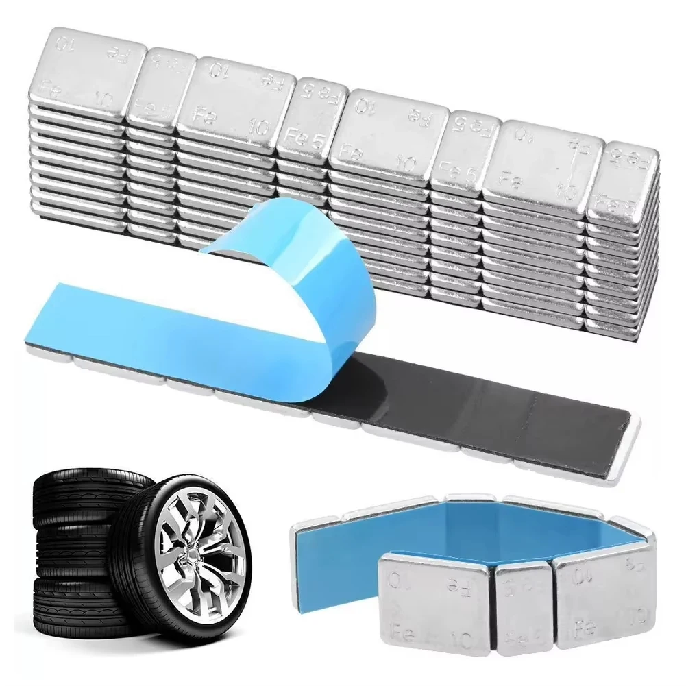 4/8/10/16 قطعة عجلة التوازن الوزن إطار سيارة لاصق الحديد عجلة الإطارات موازن كتلة الوزن للسيارات شاحنة دراجة نارية الإطارات المناسب #4