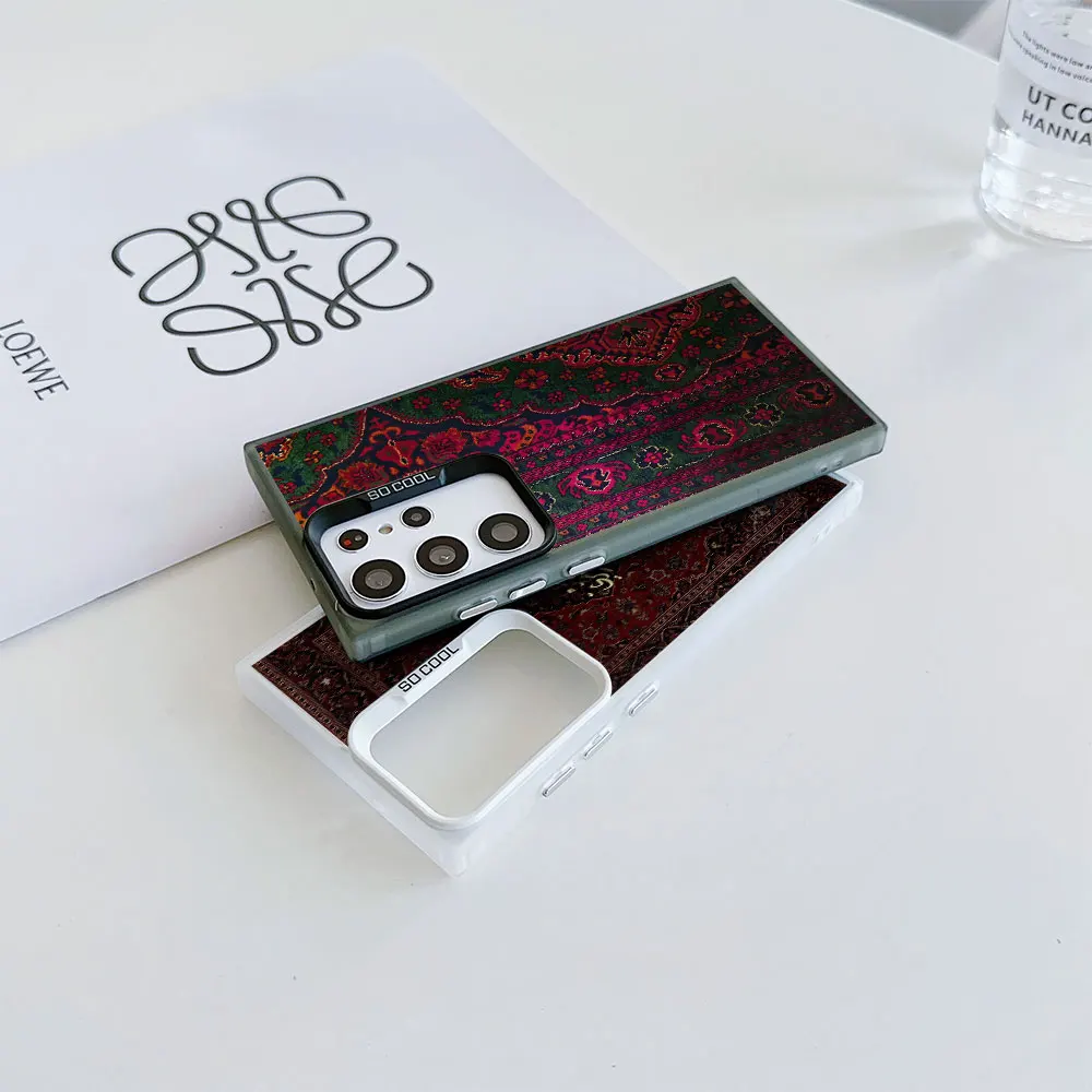 Persian Carpet Case for Samsung Galaxy A07 A05s A06 A04s A50 A10s A20s A20 A30 A50s A03s A30s A10 A02s Shockproof Phone Cover