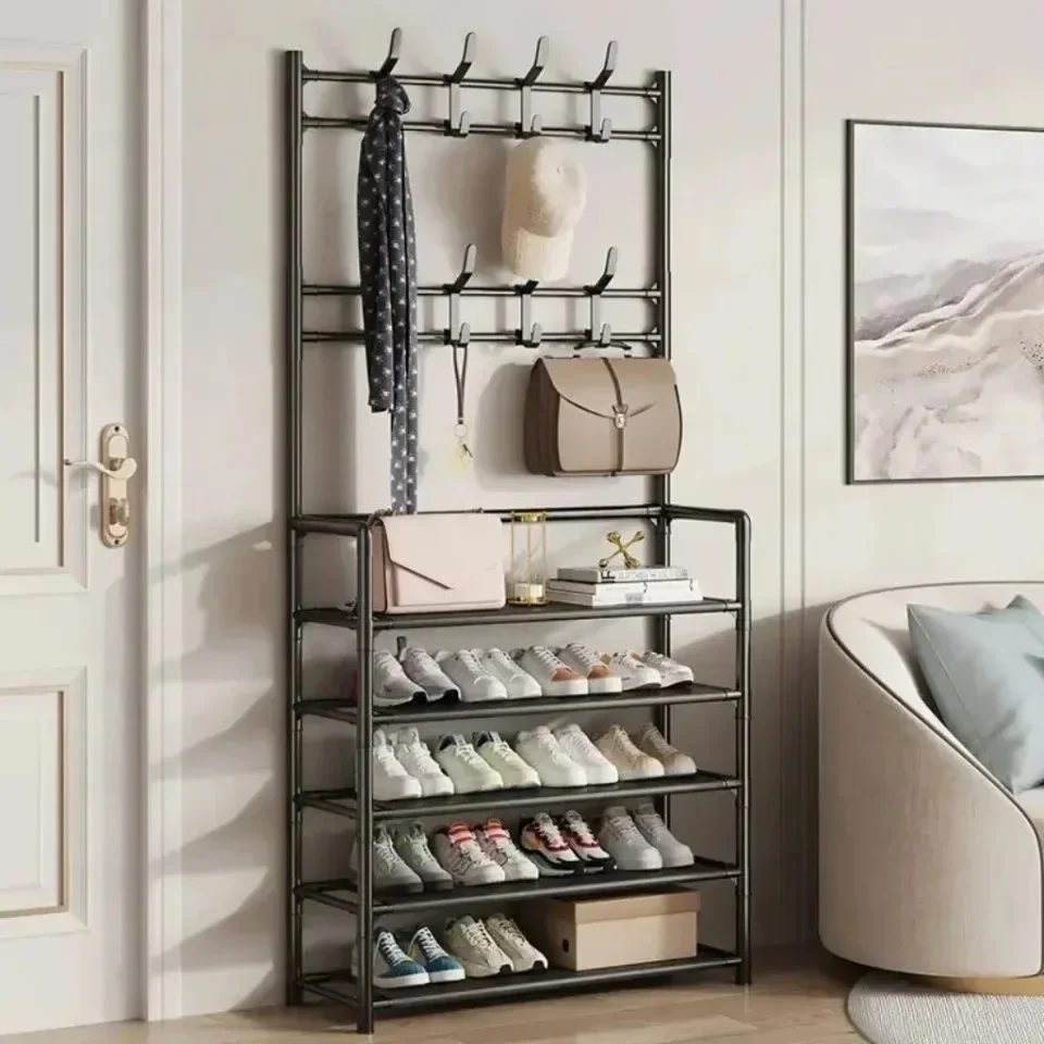 Multi layer shoe rack DIY clothing storage, hat rack, living room shoe rack