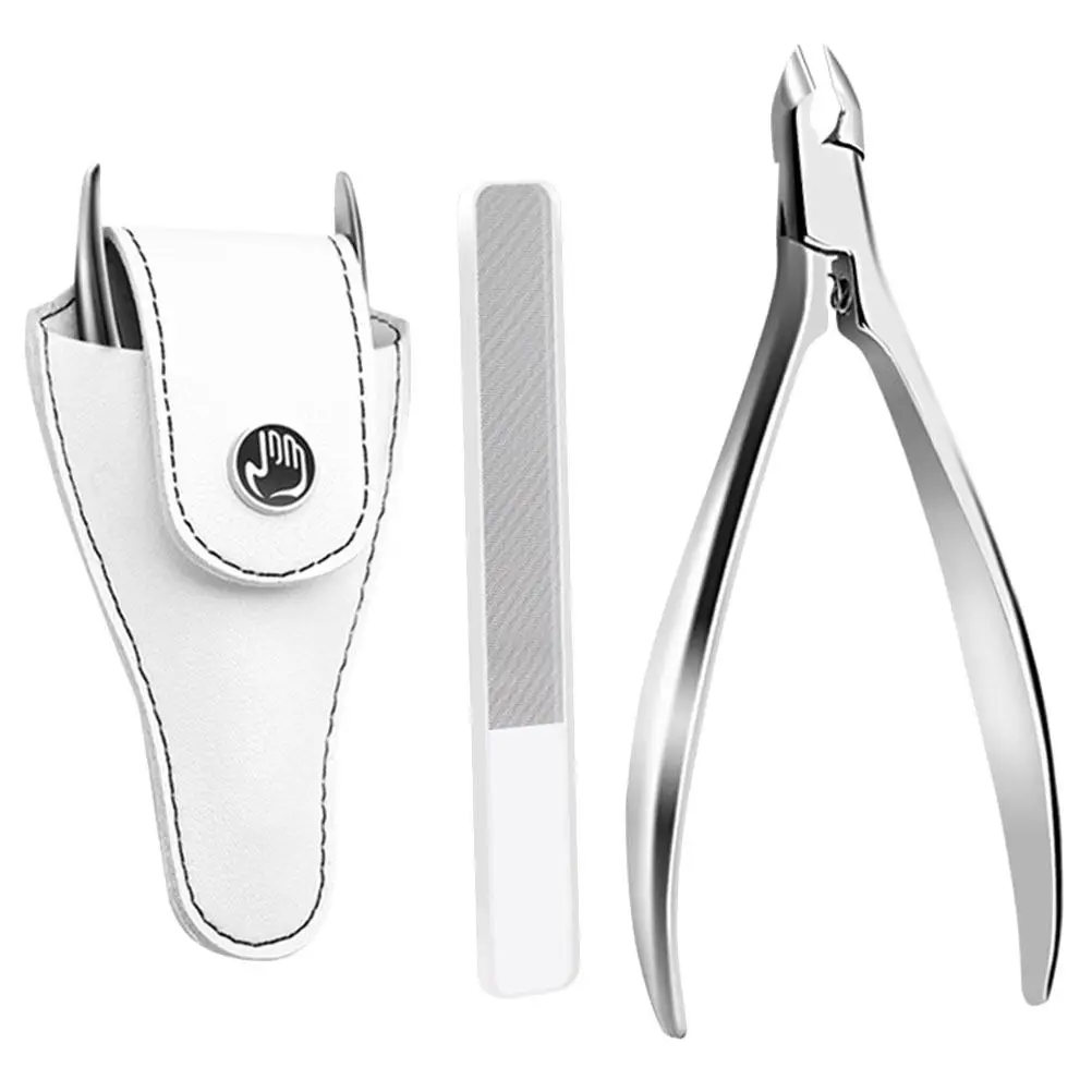 

1Set Dead Skin Pliers Kit Stainless Steel Cuticle Nippers Professional Manicure Pedicure Tool for Ingrown Toenails Compact Nail