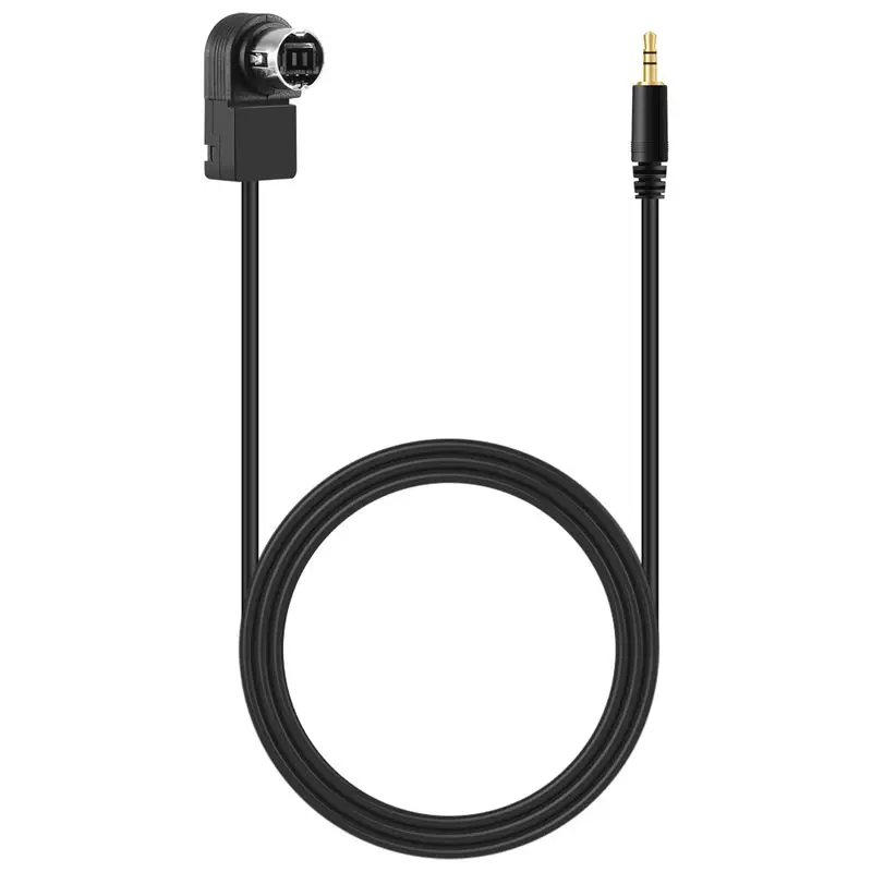 Cable de audio auxiliar para coche A66P-Car, conector mini jack estéreo de 3.5 mm para ALPINE/JVC Ai-NET, 4 pies (100 cm), compatible con adaptador para teléfono.