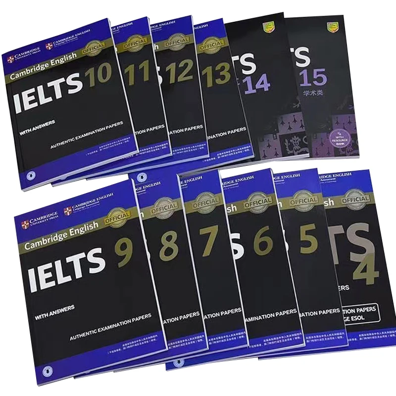 

4-17 Cambridge 14 Books English IELTS 17 Academic IELTS Zhenti Speaking Listening Reading Writing Study Book