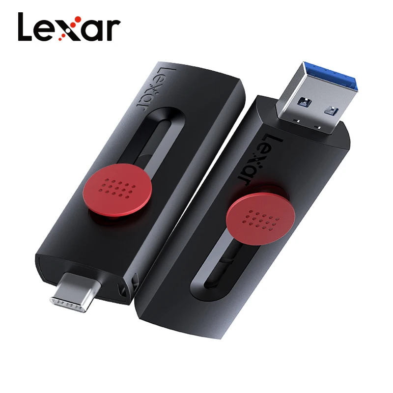 Lexar JumpDrive Dual Drive D300 Flash Drive 32GB 64GB 128GB 256GB USB3.2 Gen1 Type‑A Type‑C 130MB/s Portable OTG For Phone PC