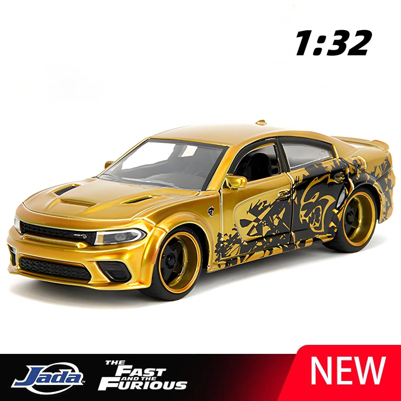 

JADA 1:32 CHARGER SRT HELLCAT 2021 Alloy Car Diecasts & Toy Vehicles Car Model Miniature Scale Model Car For Children