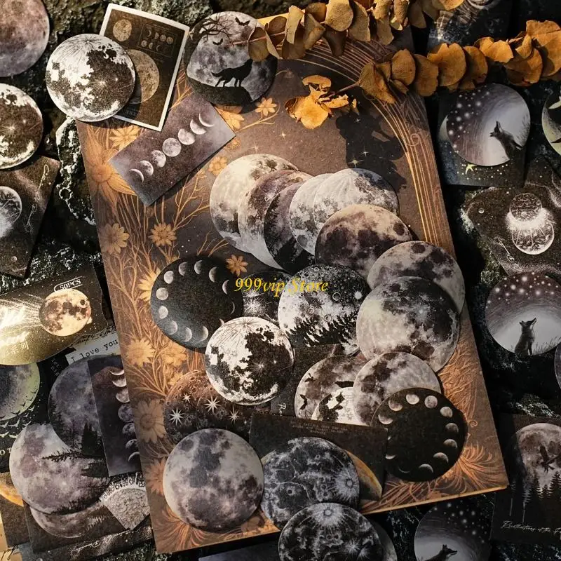 حزمة C90C من 50 ملصق Scrapbooking الملصق الجمالي الجمالي للفنون المجلة الحرف اليومية.