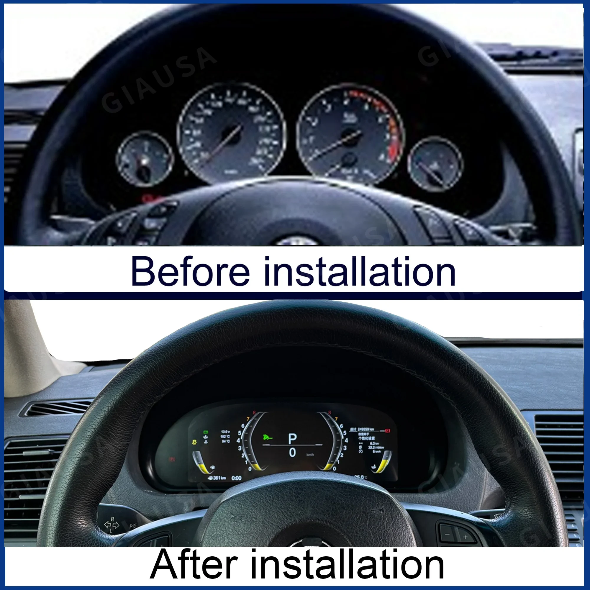 For BMW 3 Series E46 1997-2006 Car Digital Instrument Cluster Dashboard LCD Panel Virtual Cockpit Speedometer Head unit Meter