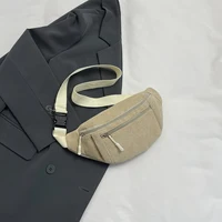 Women Waist Bag Corduroy Student Shoulder Handbag Crossbody Chest Breast Bag Fanny Pack Fashion Phone Female Bum Belt Purse 3