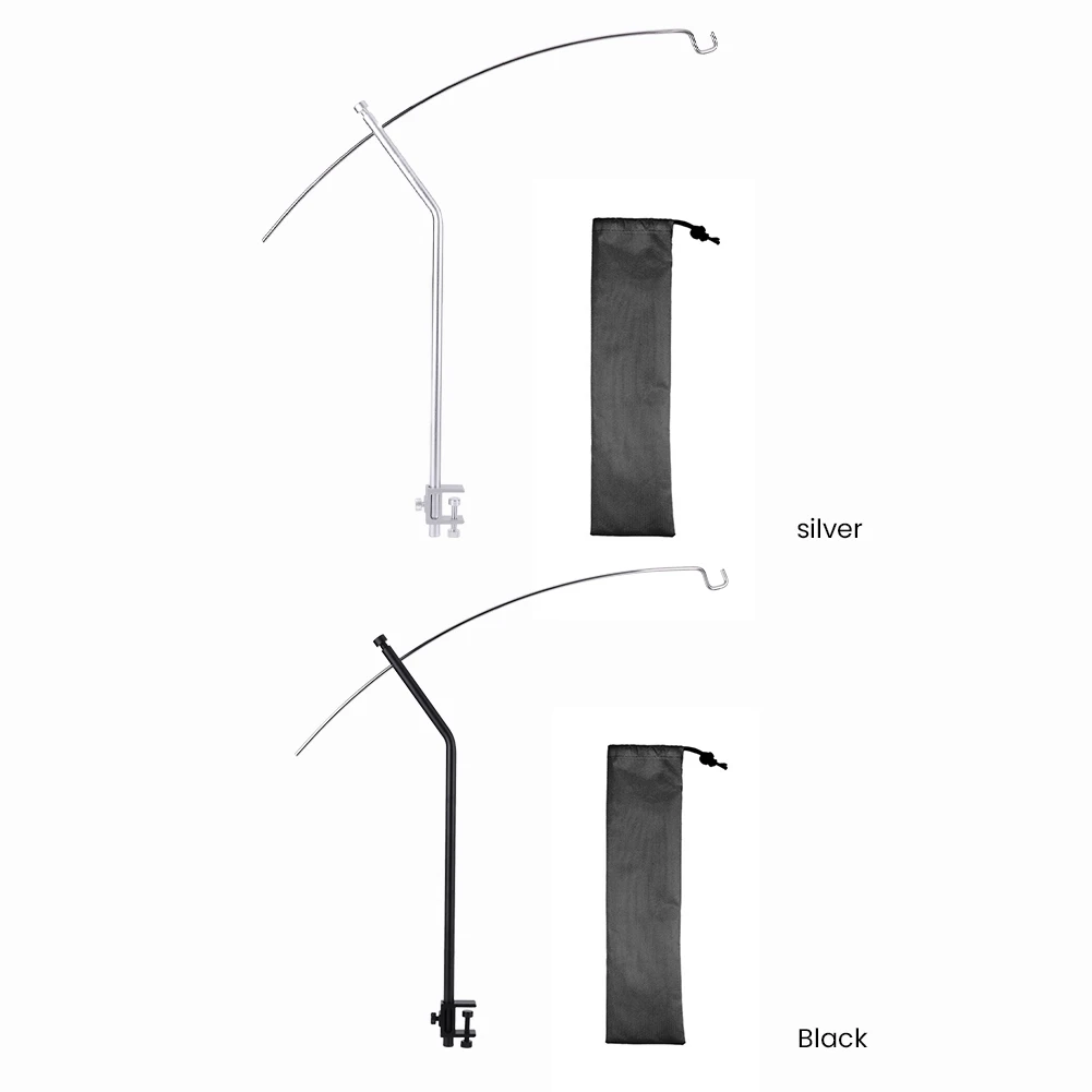 Camping IGT Lamp Hanging Rack Aluminum Alloy Detachable Lantern Stand Outdoor Portable Light Hanger for Picnic Hiking Fishing