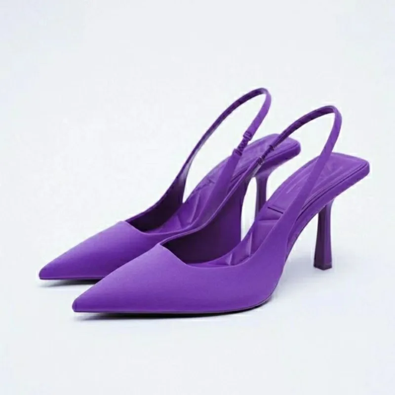 2026 Neue Sexy Damen High Heels Luxuriöse Spitze Pumps Modische Flache Sandalen Stiletto-Absätze Damen Party- und Hochzeitsschuhe – Detail 2