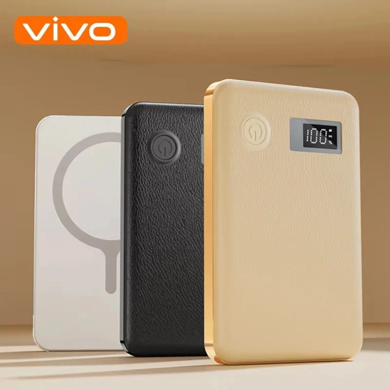 VIVO 50000mAh CCC شهادة رقيقة قوة البنك الترا ل MagSafe المغناطيسي اللاسلكي شحن سريع شاشة عرض البطارية المحمولة #5