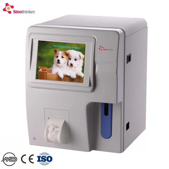 Plastic Hematology Analyzer Hematology Vet 3 Parts 3-Diff Veterinary Human Hematologic CBC Blood Test