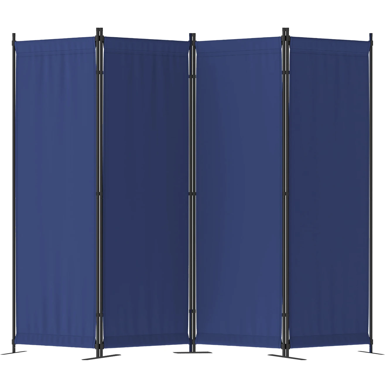 Divisor de habitación, pantallas de privacidad plegables de 4 paneles, partición de habitación portátil para separador de habitaciones, panel divisorio independiente