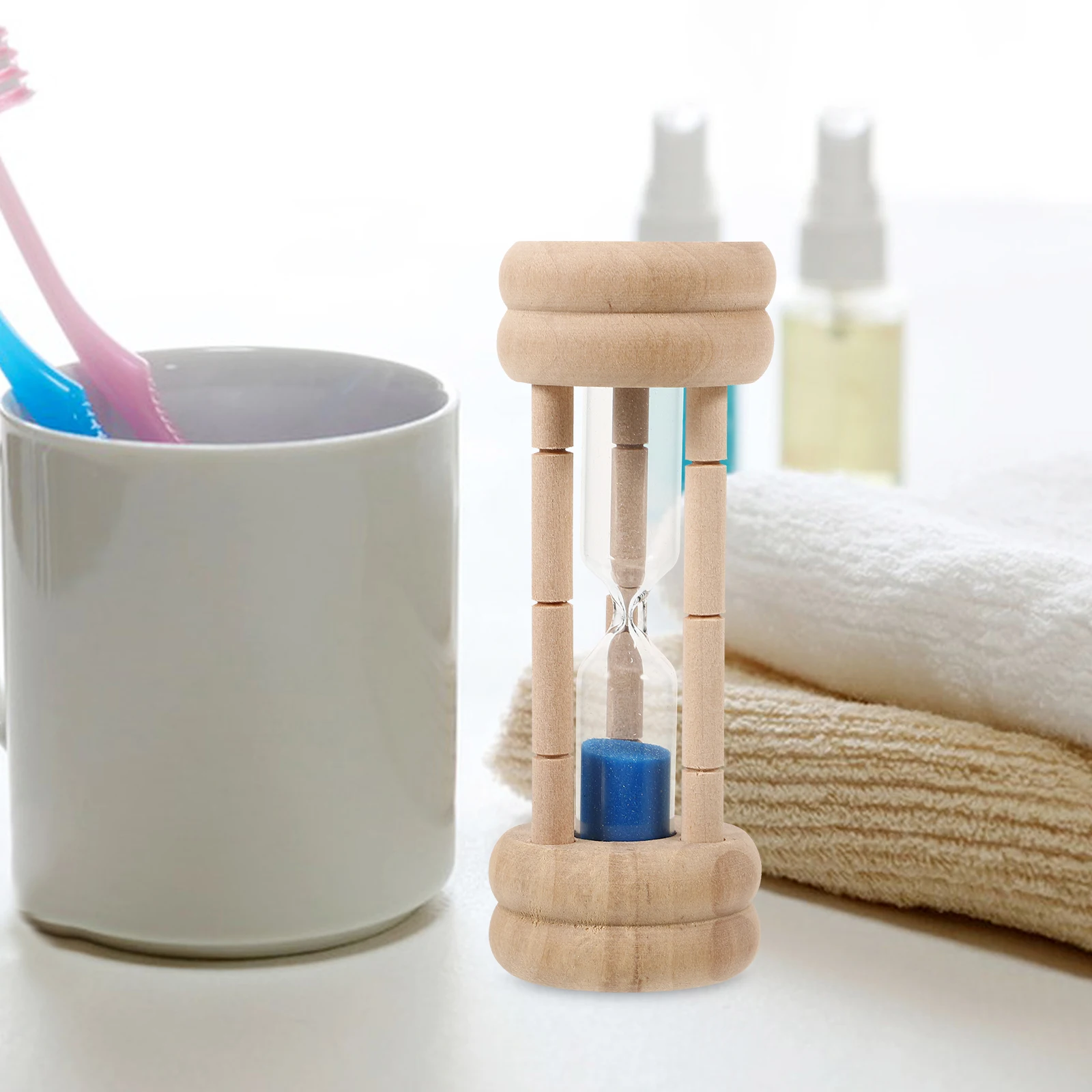 

Brushing Toothbrush Hourglass 2 Minute Blue Sand Dental Oral Tooth Brushing Timer For Set Child Timer Toddler Desk