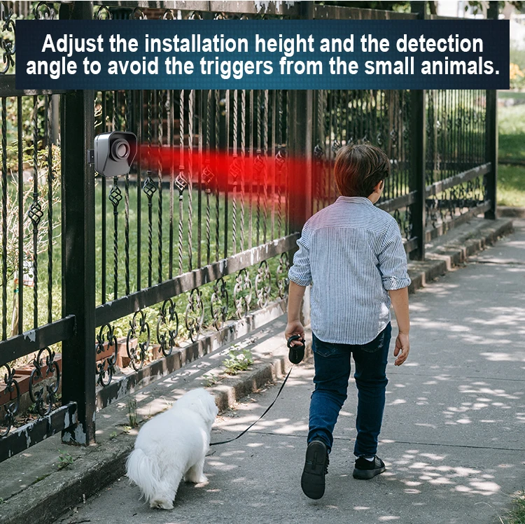 Driveway Alarm 800M Long Range Wireless Weather Resistant Motion Sensor&Detector-Monitor&Protect Outdoor/Indoor Property