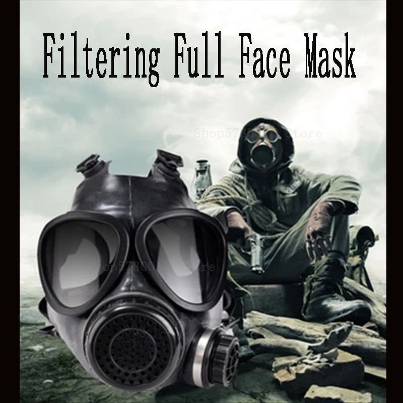 87 Type Rubber Head Wear Full Face  Gas Mask  Respirator 87 Mask Body