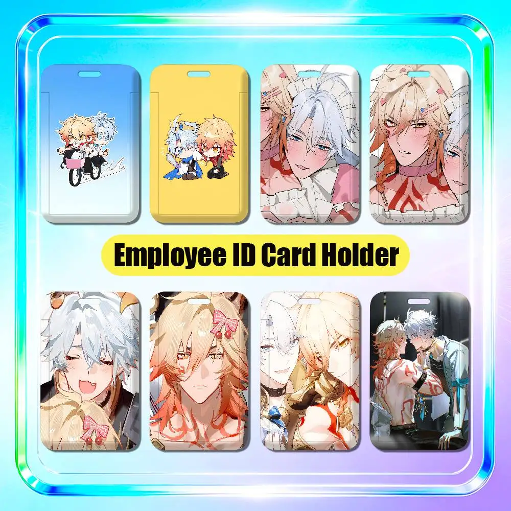 For Honkai Star Rail  Phaidei Phainon Mydei Employee ID Card Holder Badge Office Student Bank Work Credit Decoration Case