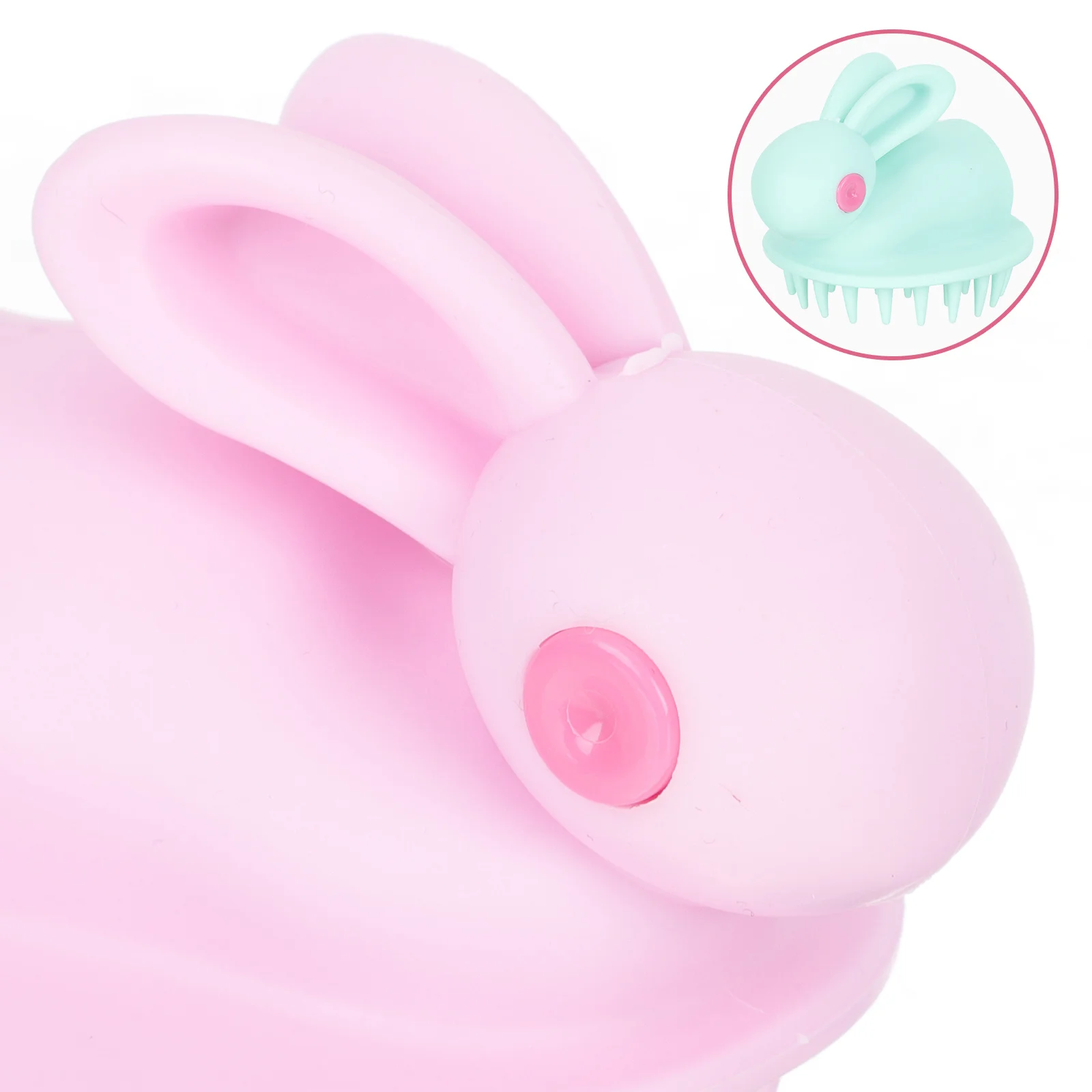 

2Pcs Baby Bath Brush Scalp Massager Supple Bristles Stimulate Oil Glands Promote Blood Flow Baby Head Scrubber