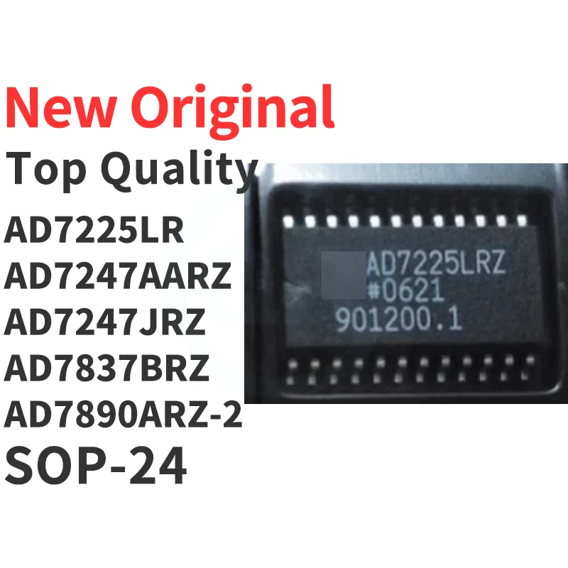 (10 Pieces) AD7225LRZ AD7247AARZ AD7247JRZ AD7837BRZ AD7890ARZ-2 SOP-24 New Original Chip IC