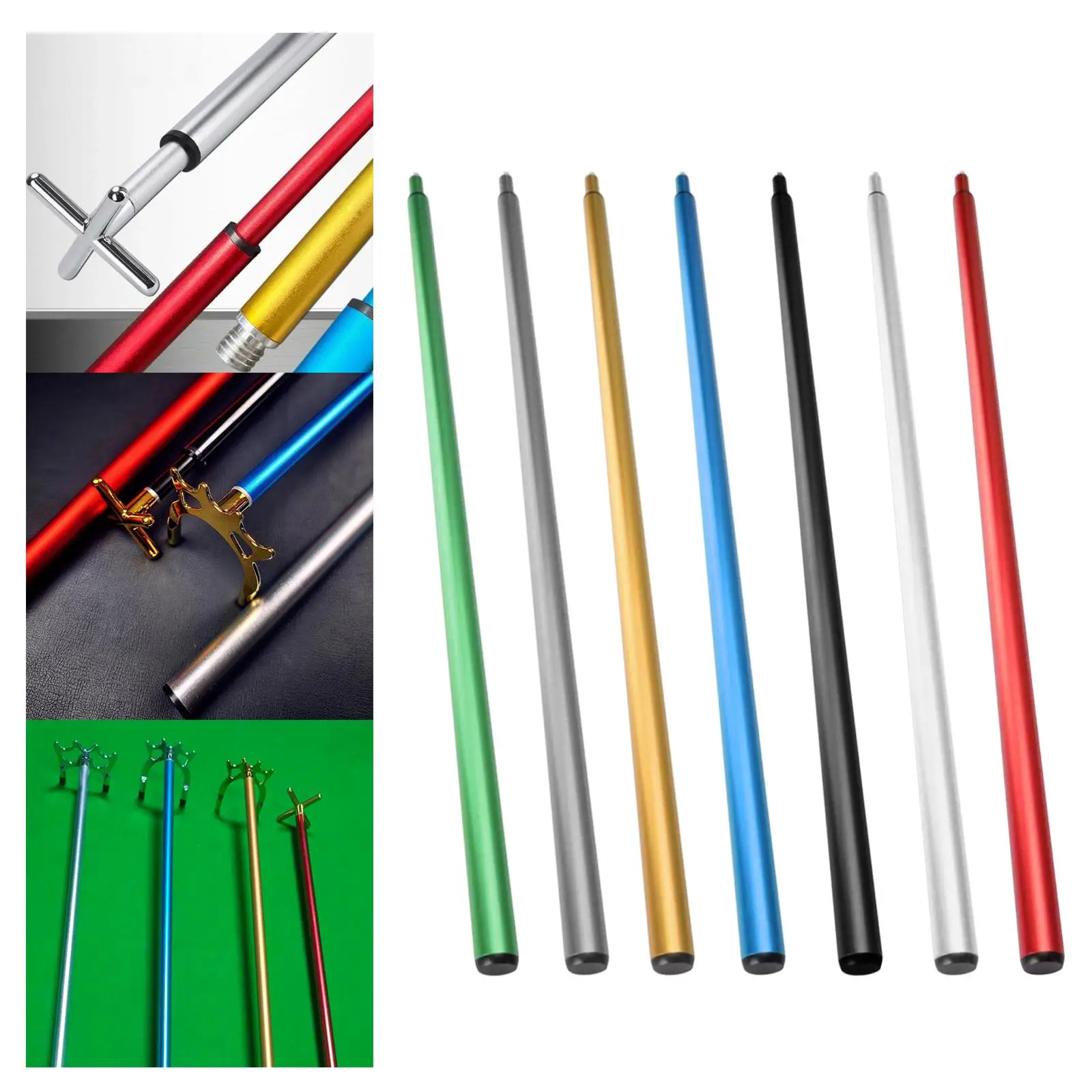 Billiards Cue Bridge Stick Telescopic Accessory Lightweight Supplies for Pool Table Club Party Snooker Equipment