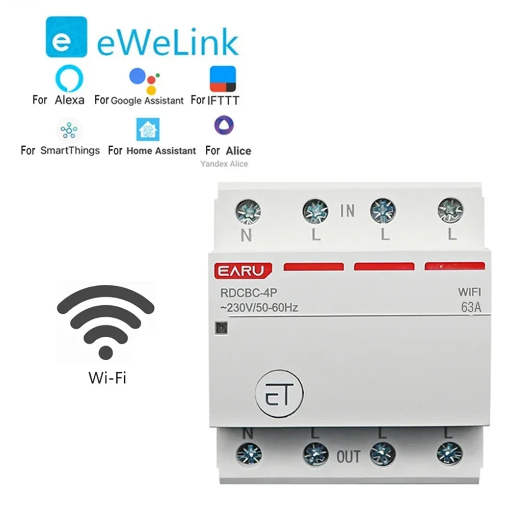 Going Out Scene WIFI Circuit Breaker WIFI Circuit Breaker Set Open Close Share Your Device Smart Timer Relay Switch