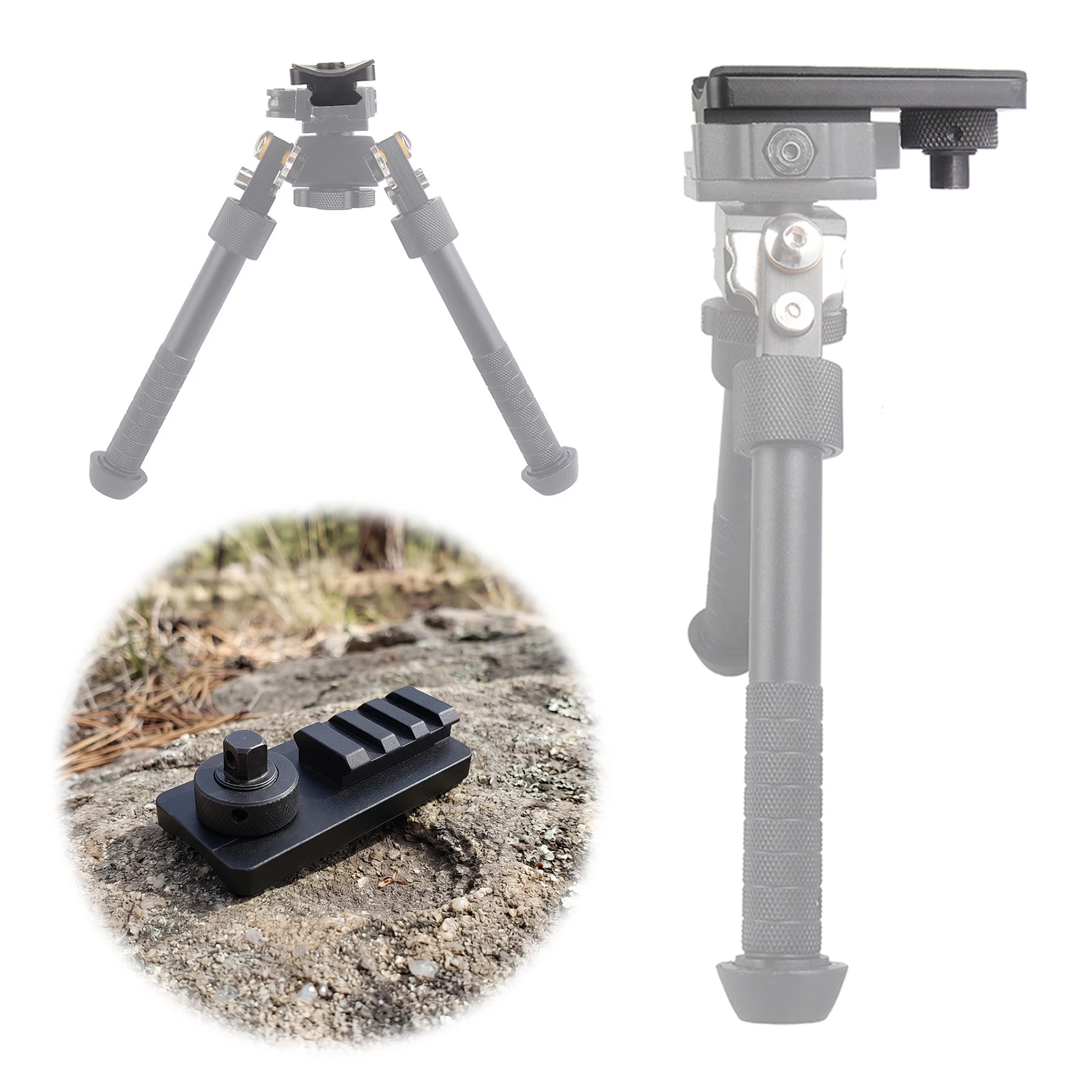 Adaptateurs de bipied en alumi - Bipod Rifle Mount avis et prix