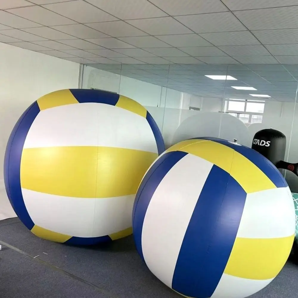 Grote gigantische opblaasbare strandvolleybal Interactieve rekwisieten PVC-materiaal Strandvolleybal 0,6-1,5 m Kleuterschool PVC-strandbal
