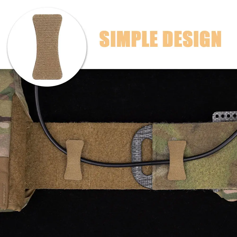 8Pcs Cable Management Sticker Reusable Hook Loop Cable Fixator Adjustable Organizer Strip for Communication Equipment Chargers view 4