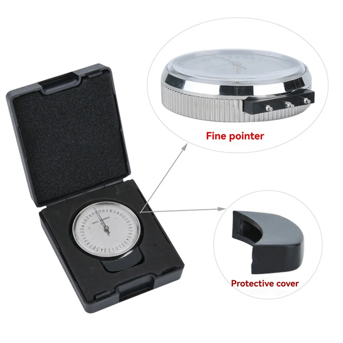 A04R-Optical Lens Clock Base Curve Measurement Radian Meter Gauge Measure Presbyopia Meter Range: +/-20 Index: 1.53