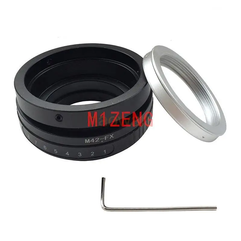 m42-fx tilt adapter ring for m42 42mm Screw lens to Fujifilm fuji FX xt3 xe4 xt5 XE3/XE1/XT100/XH1 xt100 xpro2 xt30 xs20 camera