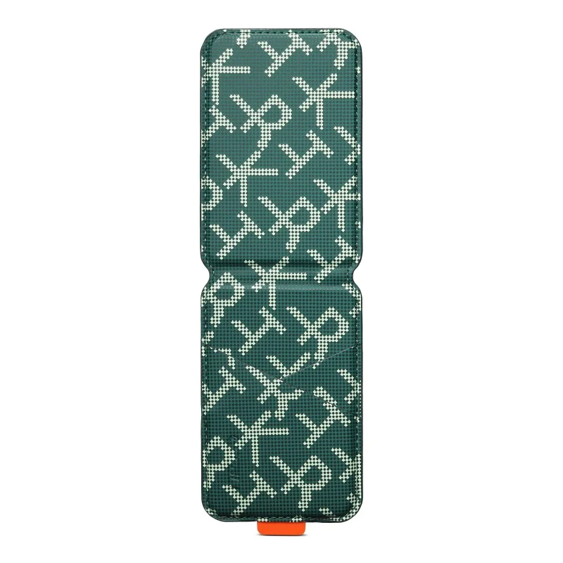 Luxuriöses Camo-Muster Kunstleder für MagSafe Kartenhalter mit Ständer für iPhone Samsung Serie RFID Anti-Skimming Geldbörse – Detail 15